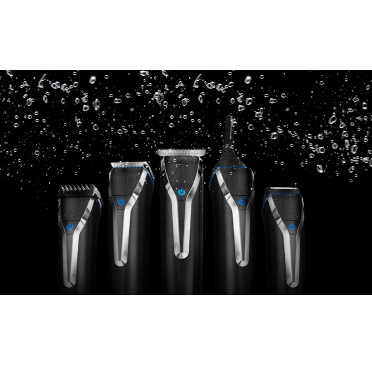 Wahl Waterproof Lithium-Ion Stainless Steel Grooming Kit & Storage Case - Black