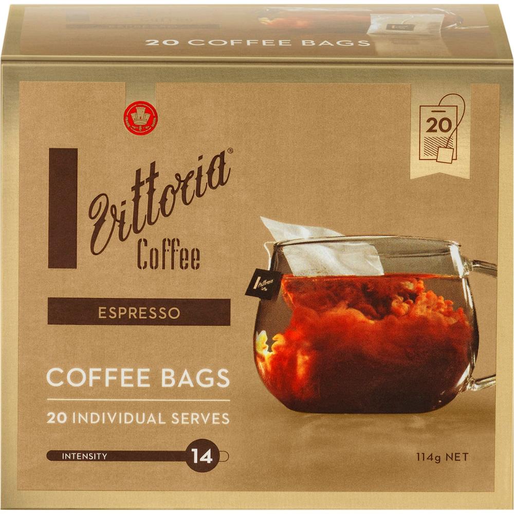 Vittoria Coffee Bags Espresso 60 Pack