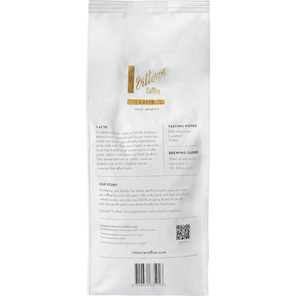 Vittoria Latte Coffee Beans 1kg
