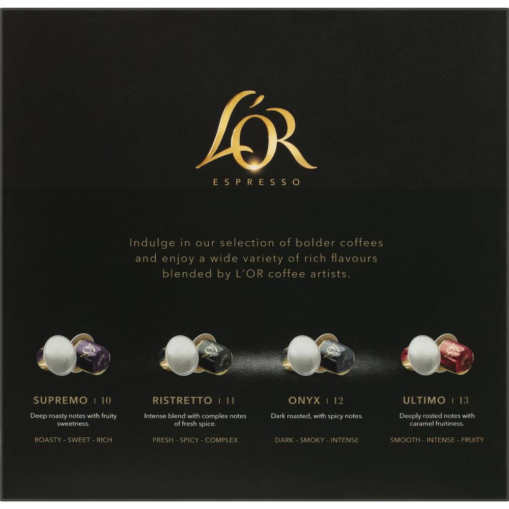 L'or Espresso Intense Collection Variety Coffee Capsules 40 Pack