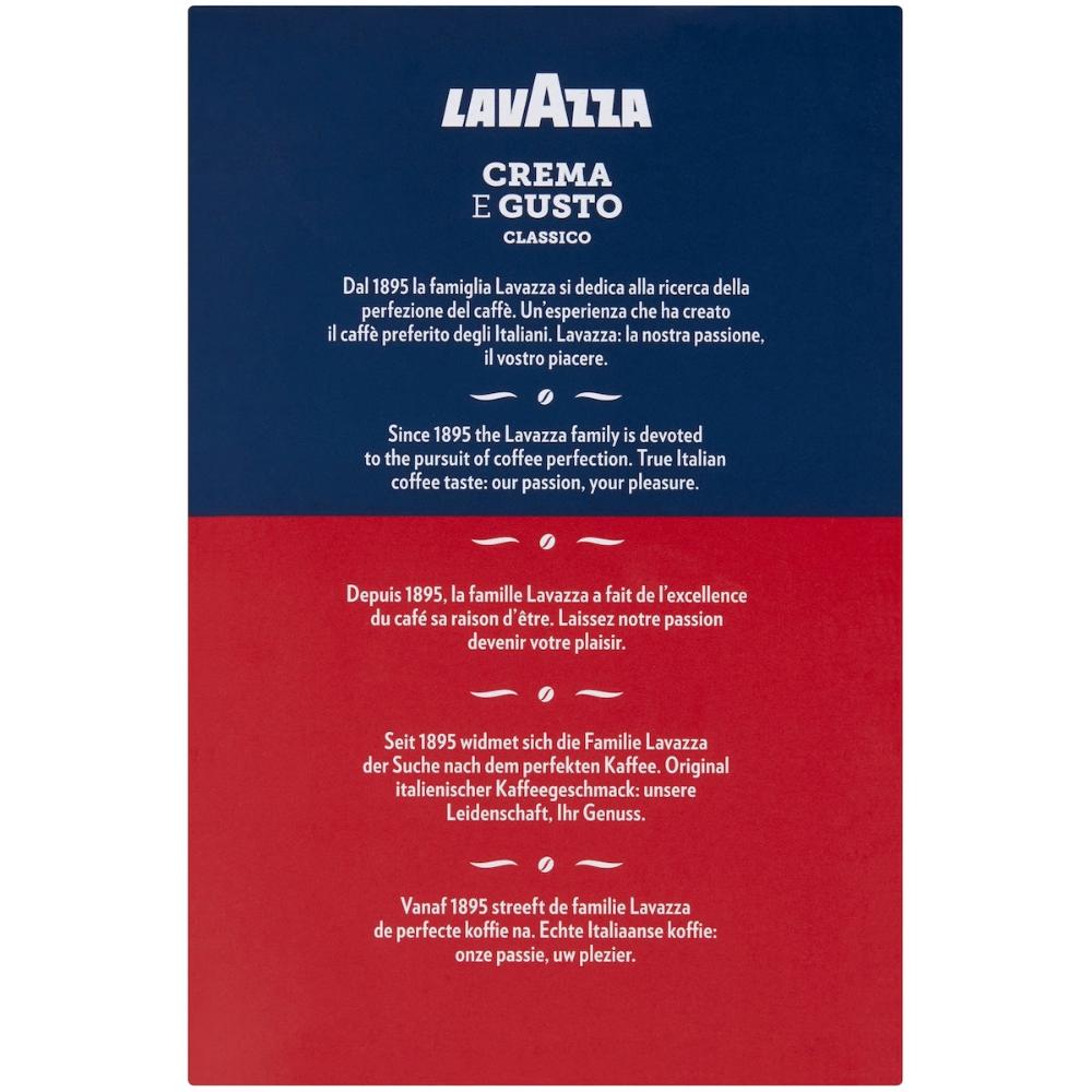 2x Lavazza Crema E Gusto Ground Coffee 1kg (2kg Total)