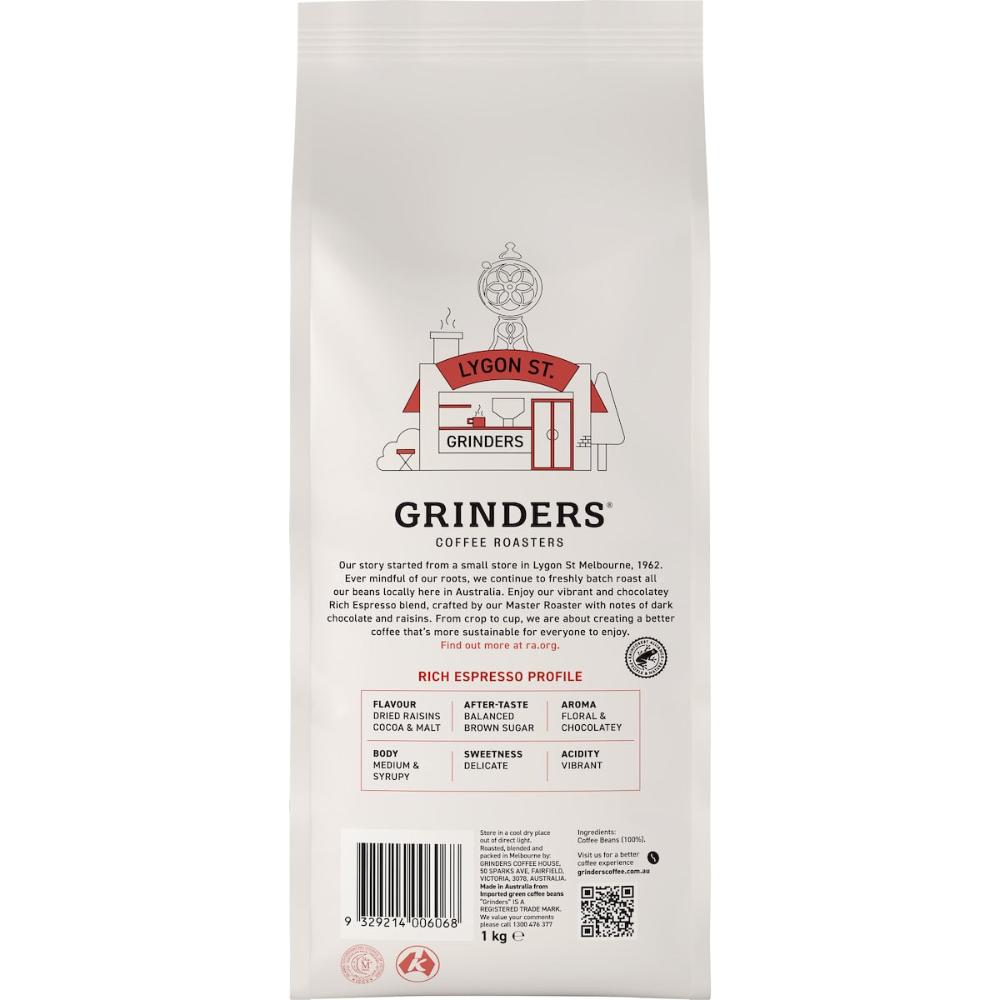Grinders Rich Espresso Coffee Beans 3kg