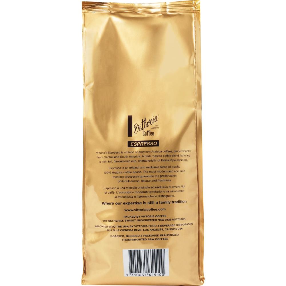 3 x Vittoria Espresso Beans 500g