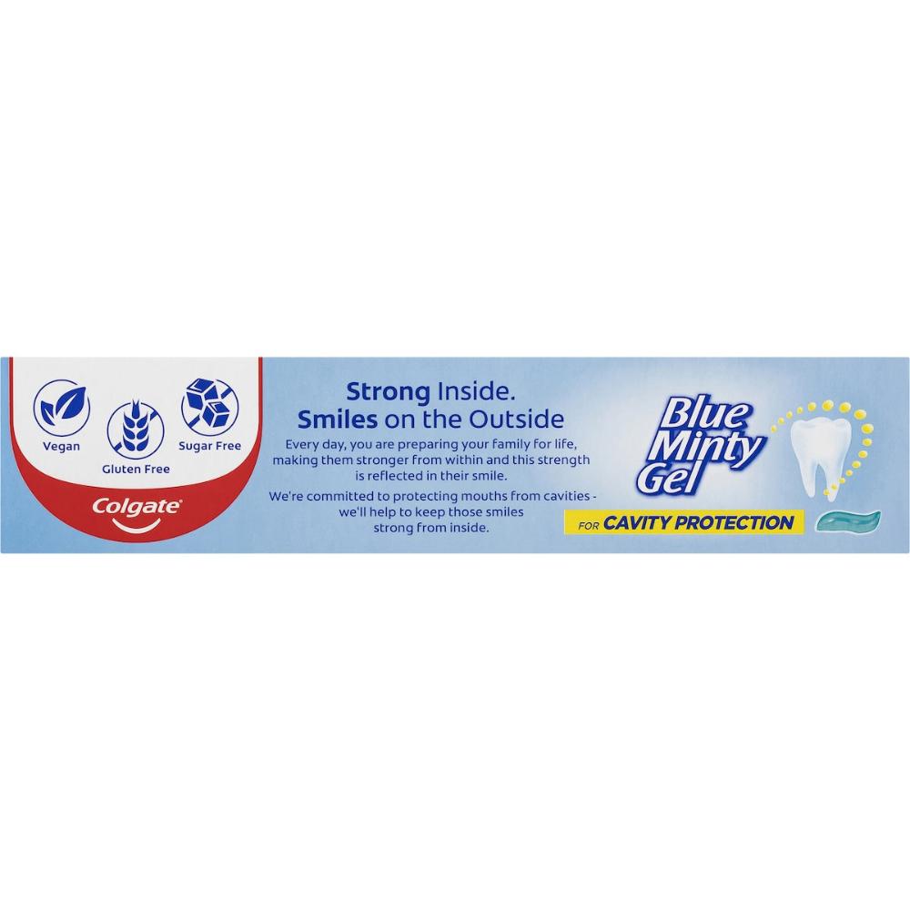 5 x Colgate Cavity Protection Toothpaste Blue Minty Gel For Cavity 165g