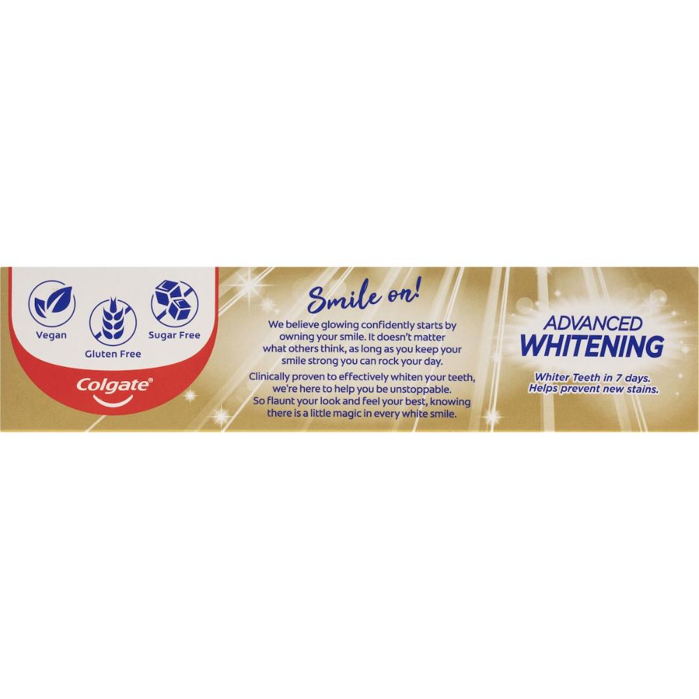 5 x Colgate Whitening Toothpaste Advanced Whiten Tartar Control 200g