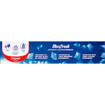 5 x Colgate Max Fresh Toothpaste With Mini Breath Strips Cool Mint 115g