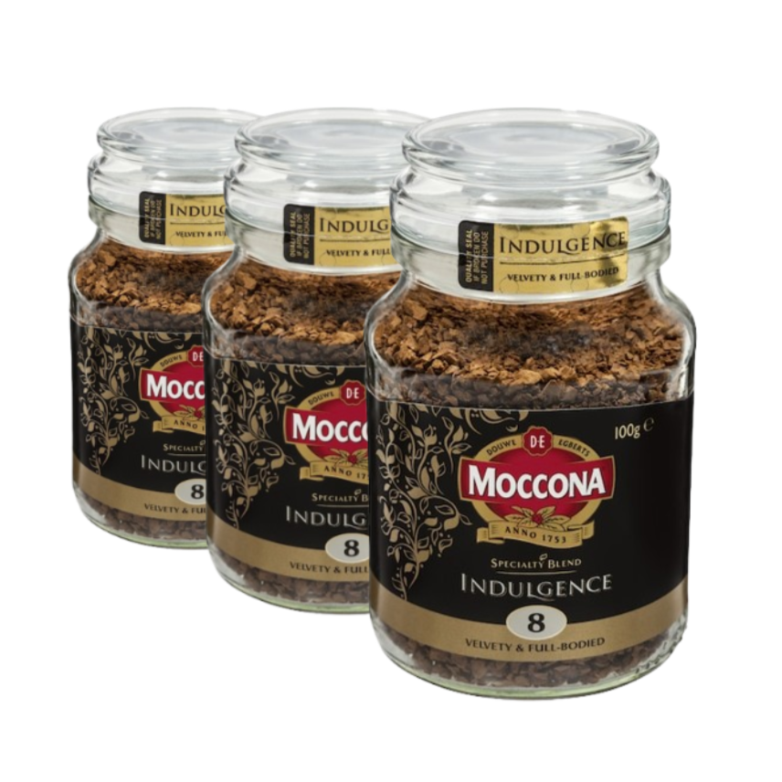 3 x Moccona Freeze Dried Instant Coffee Indulgence 100g