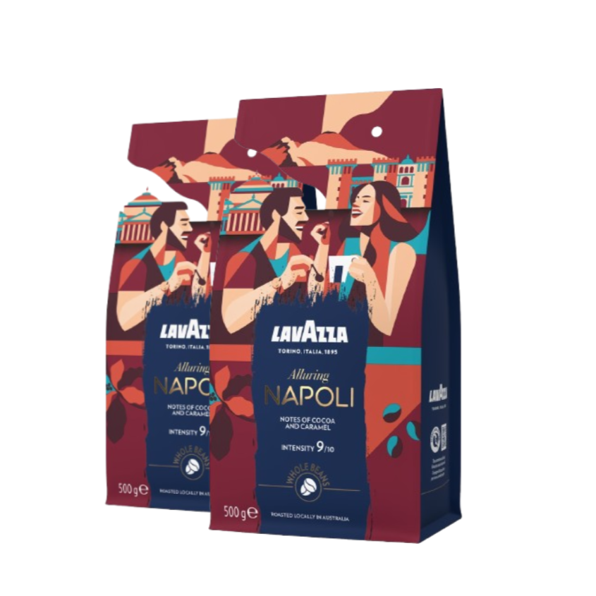 Lavazza Tales Of Italy Alluring Napoli Coffee Beans 1kg