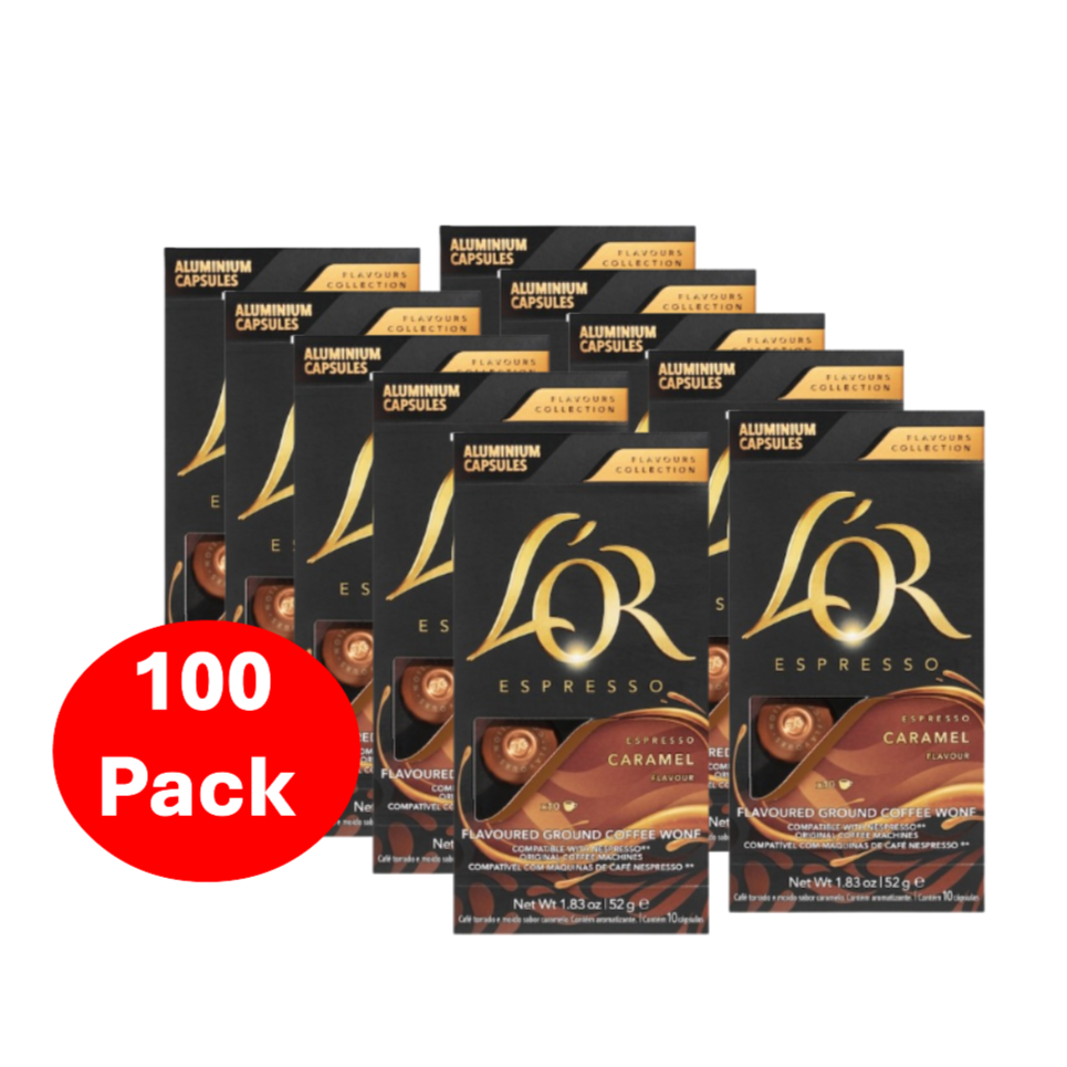 L'or Espresso Caramel Capsules 100 Pack