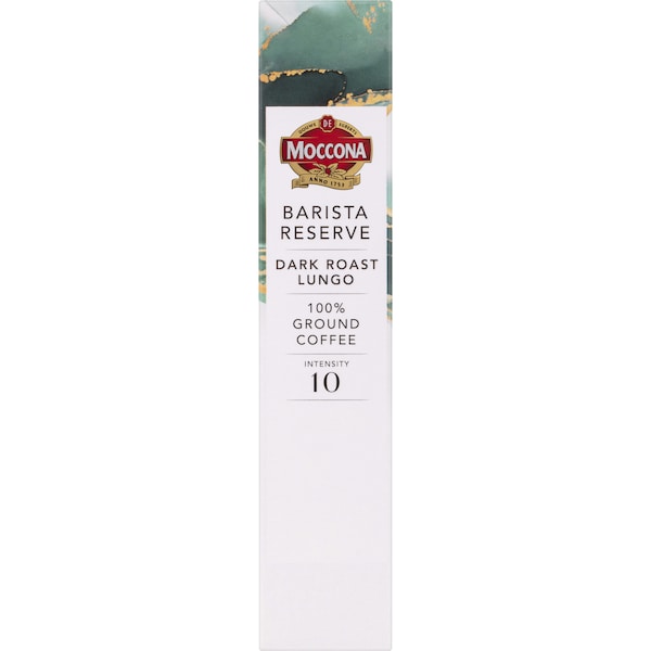 Moccona Barista Reserve Capsules Dark Roast Lungo 100 Pack