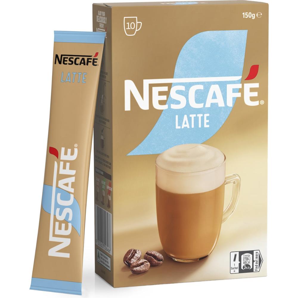 Nescafe Latte Coffee Sachets 100 Pack