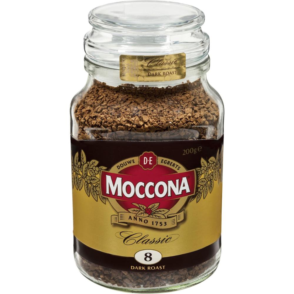 3 x Moccona Freeze Dried Instant Coffee Classic Dark Roast 200g