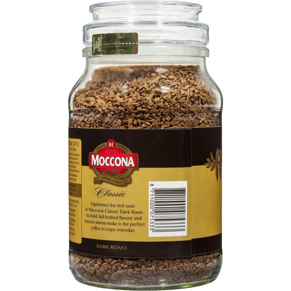 Moccona Freeze Dried Instant Coffee Classic Dark Roast 400g