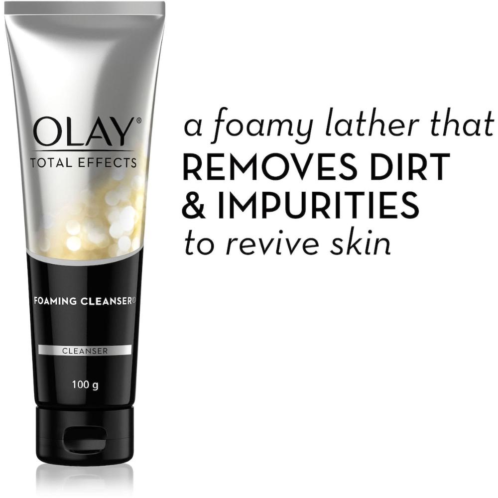3 x Olay Total Effects 7-in-1 Foaming Cleanser 100ml