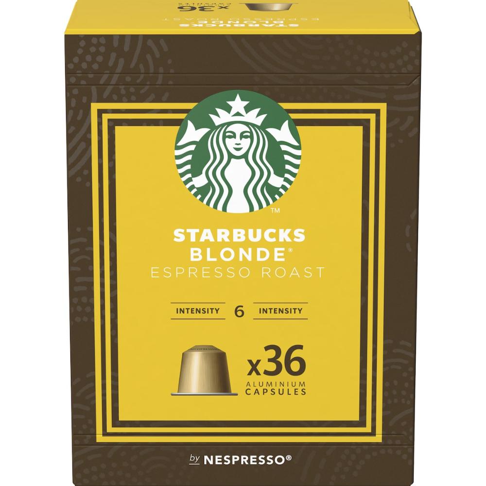 Starbucks By Nespresso Blonde Espresso Roast Coffee Pods Capsules 144 Pack