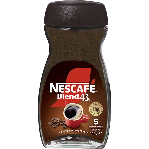 3 x Nescafe Blend 43 Instant Coffee 150g