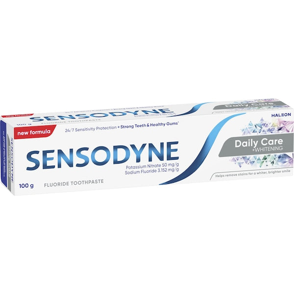 3 x Sensodyne Daily Care & Whitening Toothpaste 100g