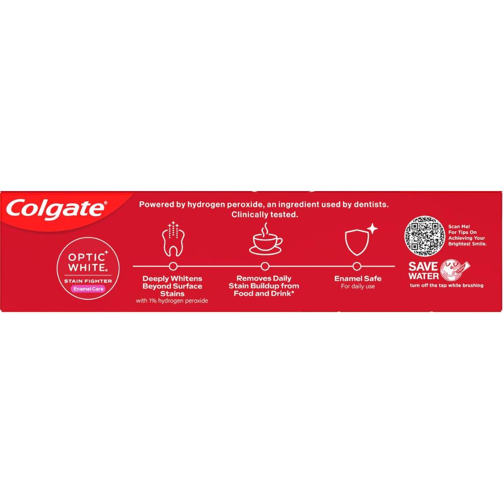 5 x Colgate Teeth Whitening Toothpaste Optic White Enamel Care 100g