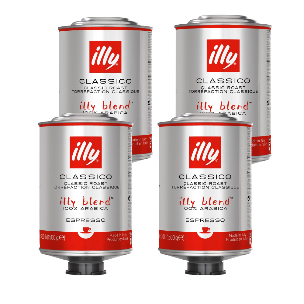 illy Classico Coffee Beans 4x1.5kg
