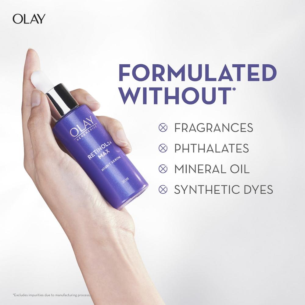 2 x Olay Regenerist Retinol 24 Max Night Serum 30ml