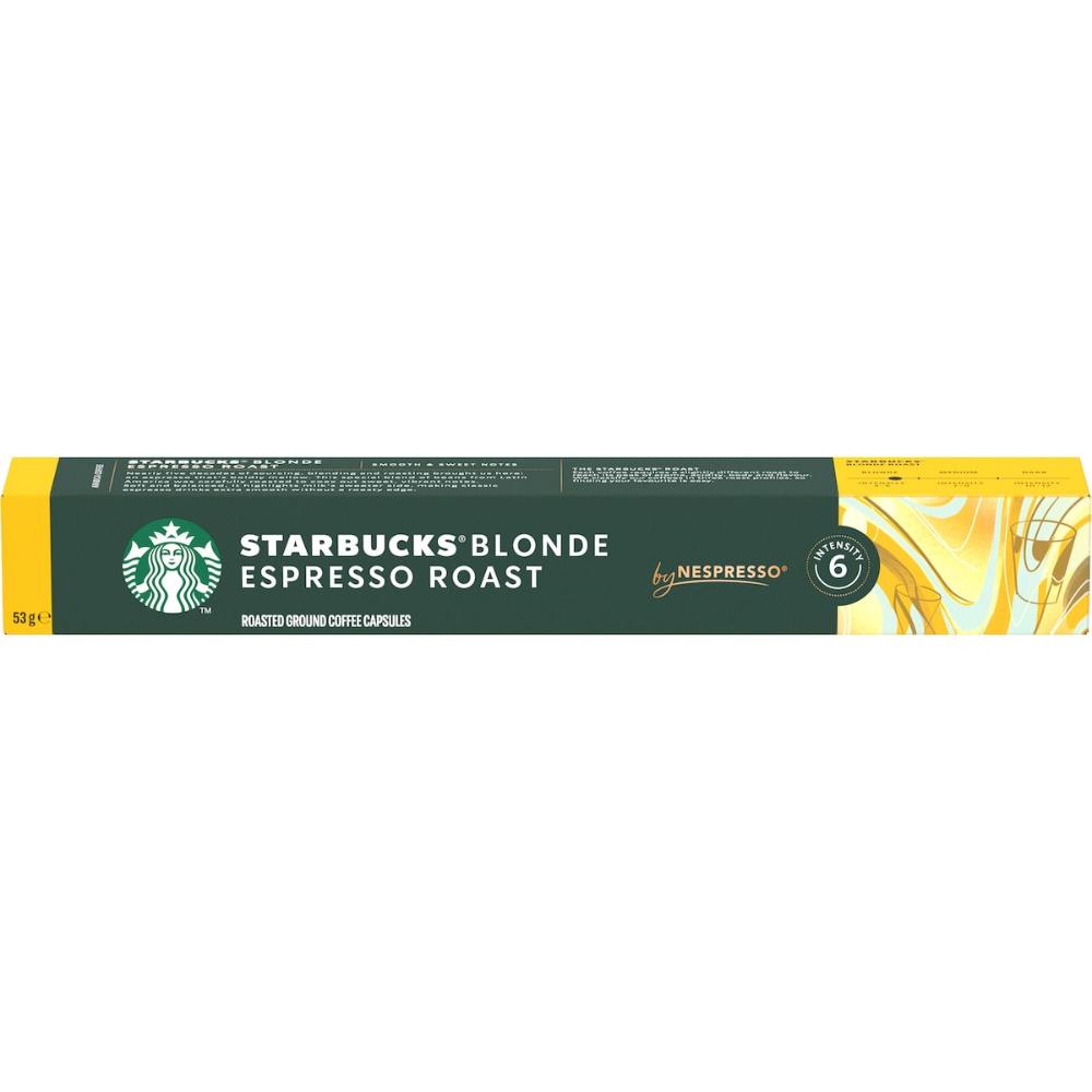 Starbucks By Nespresso Blonde Espresso Roast Coffee Pods Capsules 100 Pack