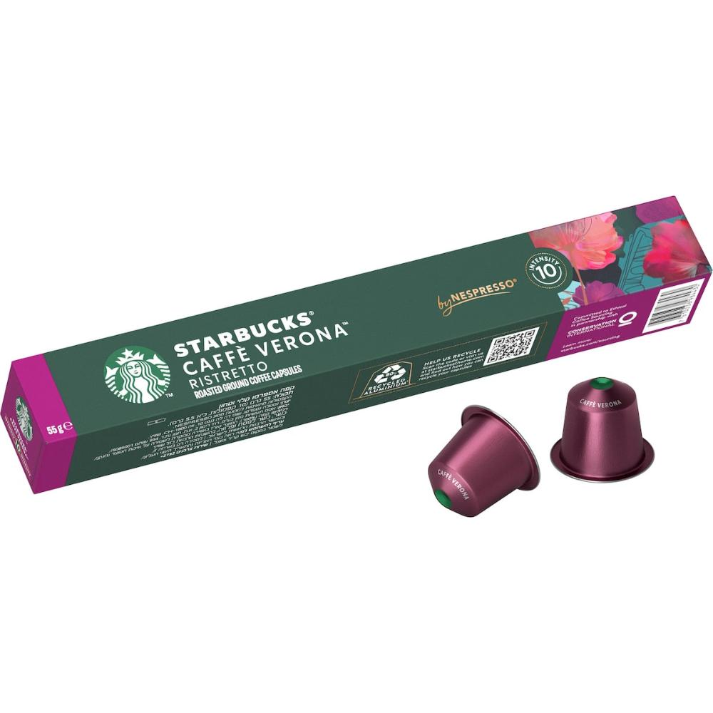 Starbucks By Nespresso Caffe Verona Coffee Pods Capsules 100 Pack