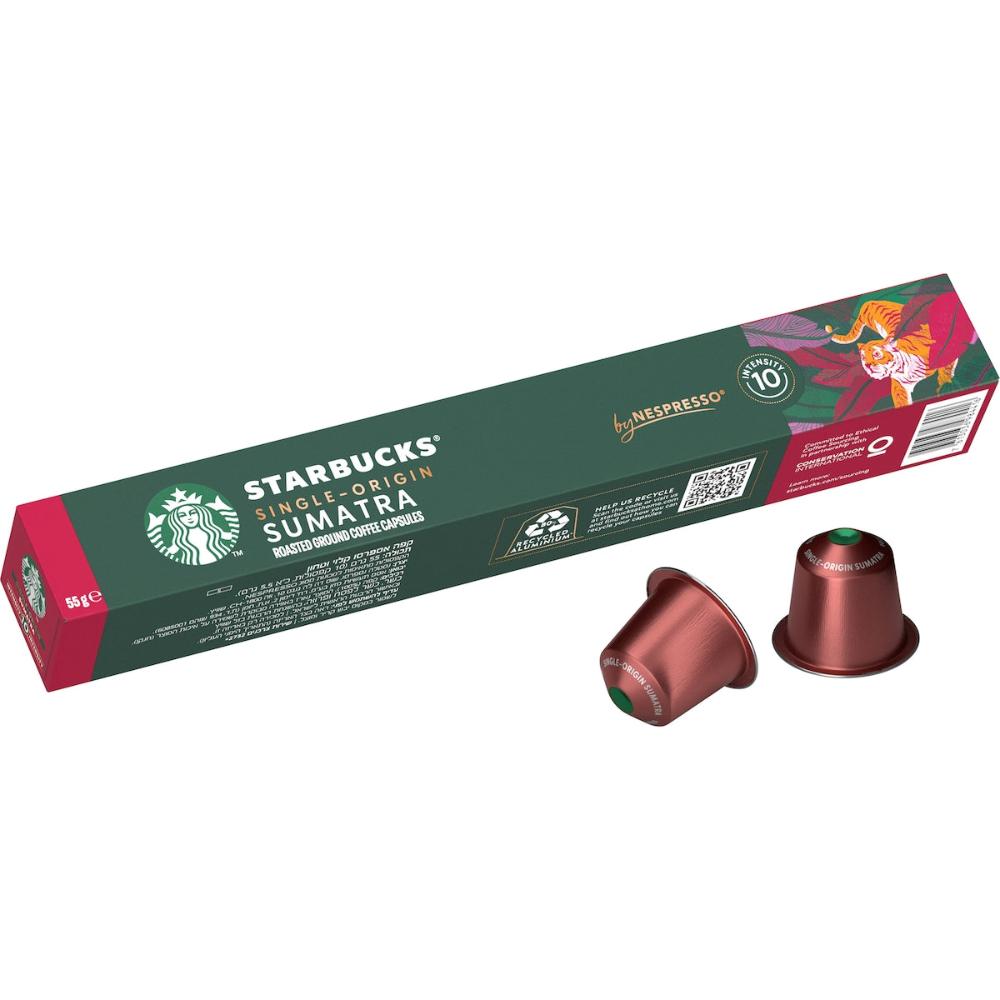 Starbucks By Nespresso Single Origin Sumatra Coffee Pods Capsules 50 Pack