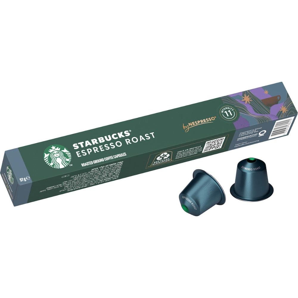 Starbucks By Nespresso Espresso Roast Coffee Pods Capsules 100 Pack