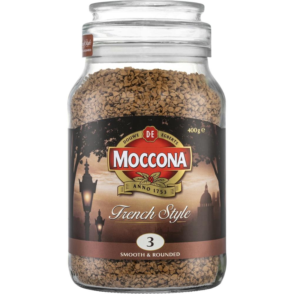 Moccona French Style Coffee Smooth 400g