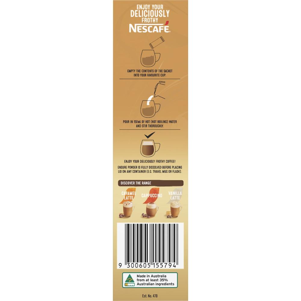 Nescafe White Chocolate Mocha Tim Tam Coffee Sachets 80 Pack