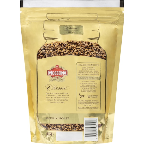 3 x Moccona Refill Pouch Medium Roast 180g
