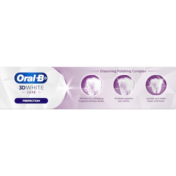 5 x Oral-B 3D White Luxe Perfection Whitening Toothpaste 95g