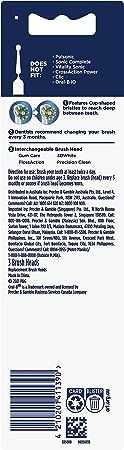 Oral B Power Toothbrush Cross Action Refills Rainbow 3 Pack