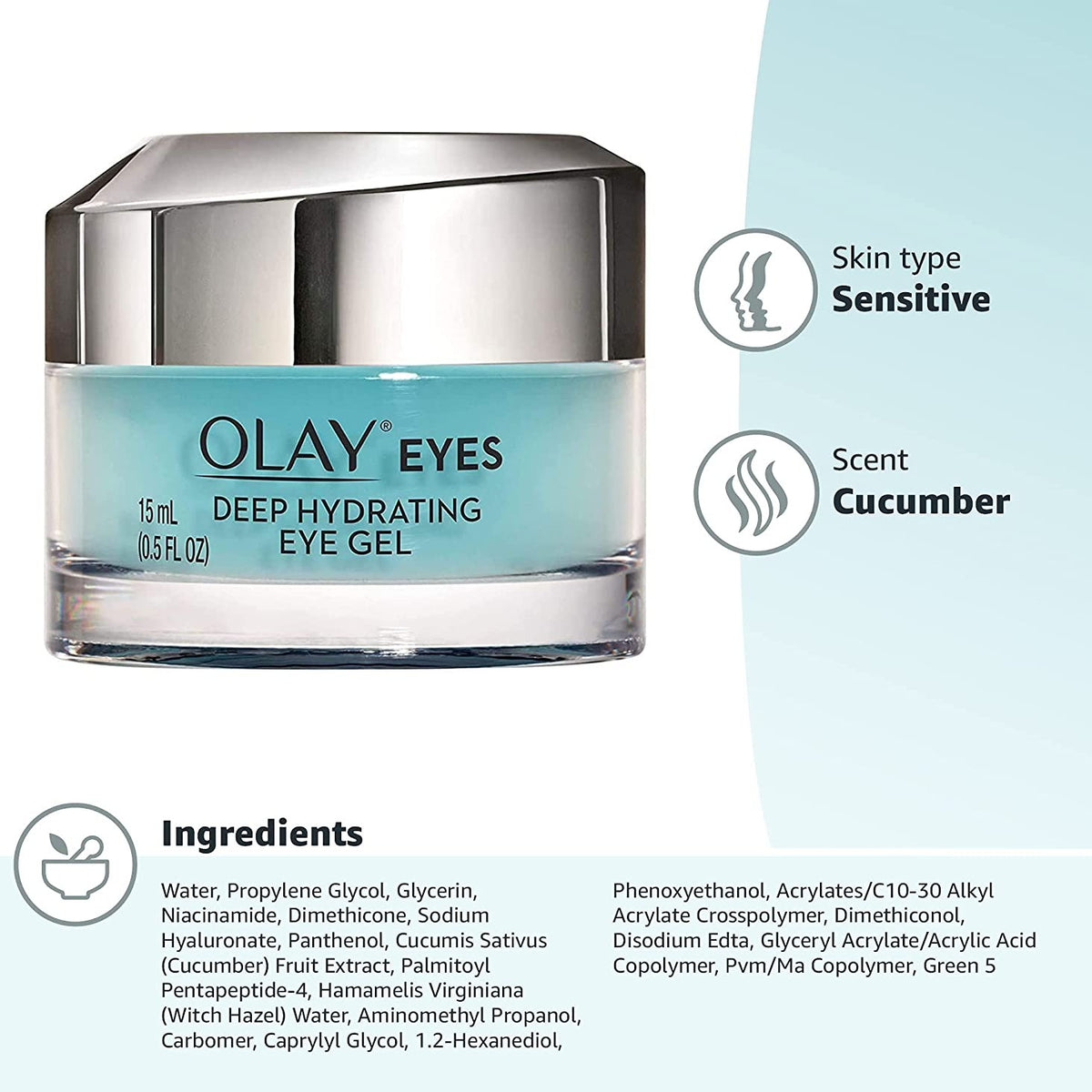 Olay Eyes Deep Hydrating Eye Gel, 15 ml