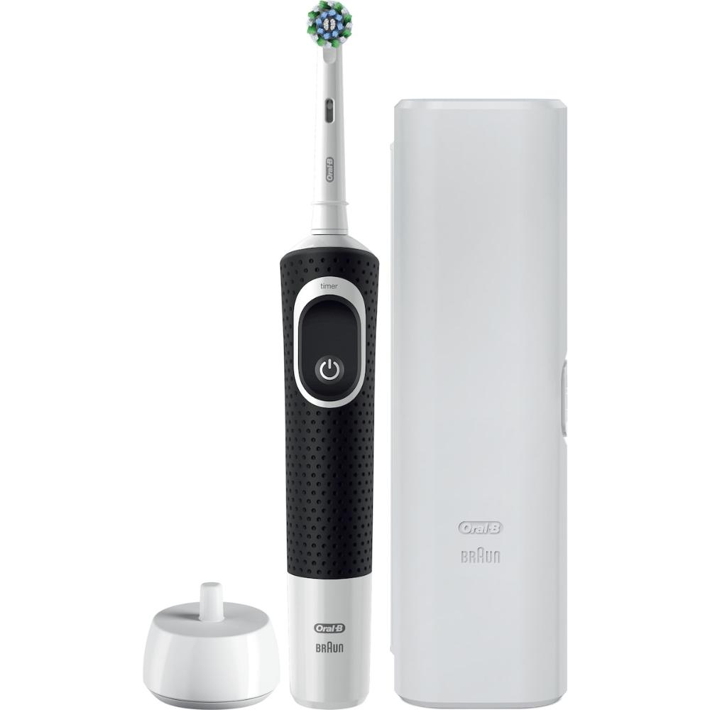 Oral-B Pro 100 Black Cross Action Electric Toothbrush W/ Charger Each