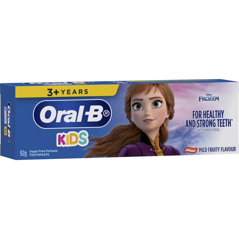 5 x Oral-B Kids Frozen 3+ Years Mild Fresh Fruity Toothpaste 92g