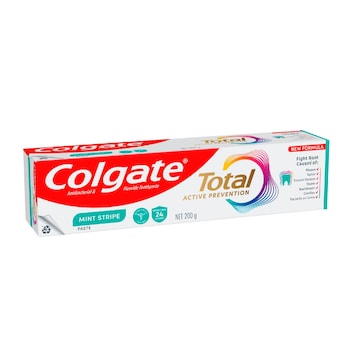 5 x Colgate Total Active Prevention Mint Stripe Toothpaste 200g