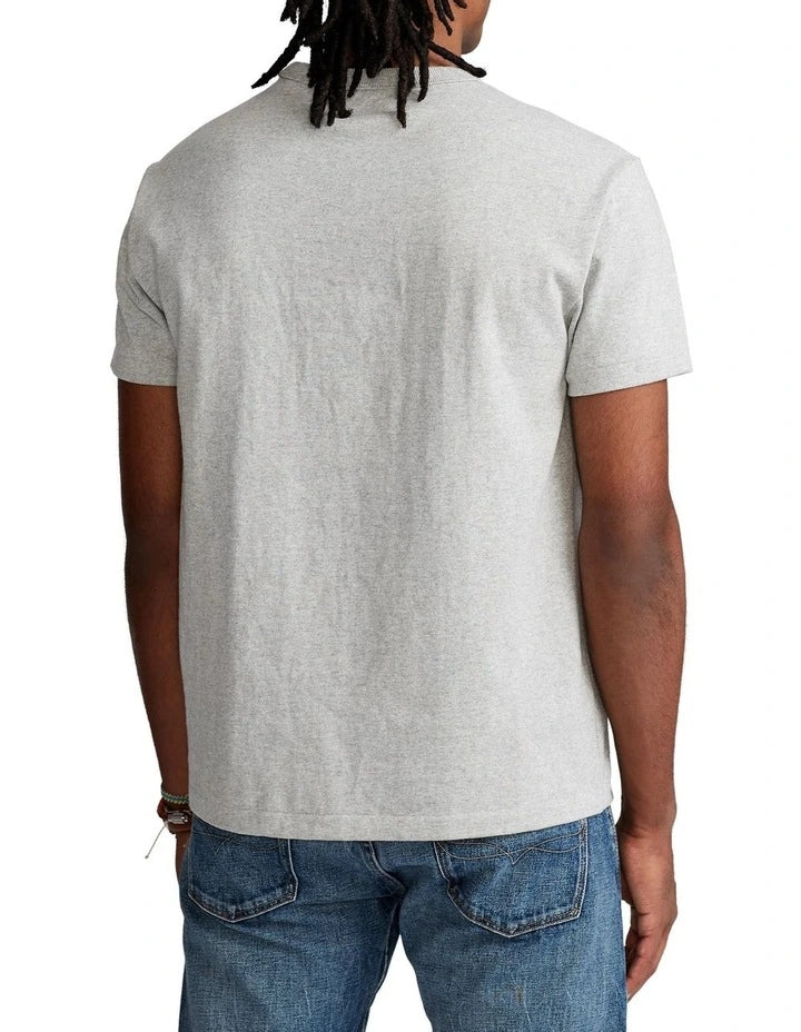 Polo Ralph Lauren Men's Jersey Crew Neck Tee / T-Shirt / Tshirt - Grey