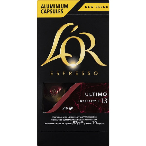 L'or Espresso Ultimo Intensity 13 Coffee Capsules 100 Pack