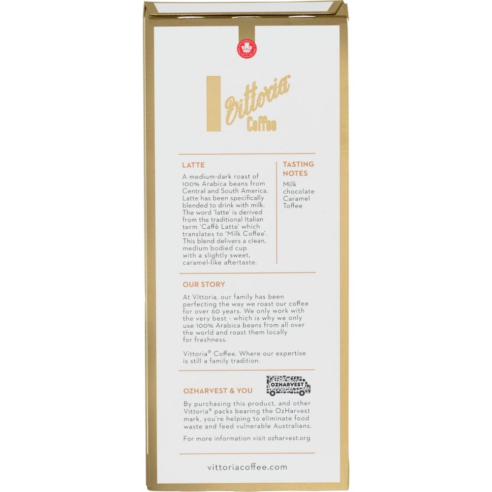 Vittoria Latte Nespresso Compatible Coffee Capsules 50 Pack