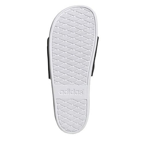 Adidas Men's Adilette Comfort Slides - Black/White/White