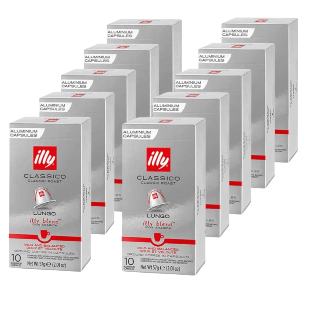 Illy Coffee Capsules Lungo Classico Espresso Capsules 100 Capsules