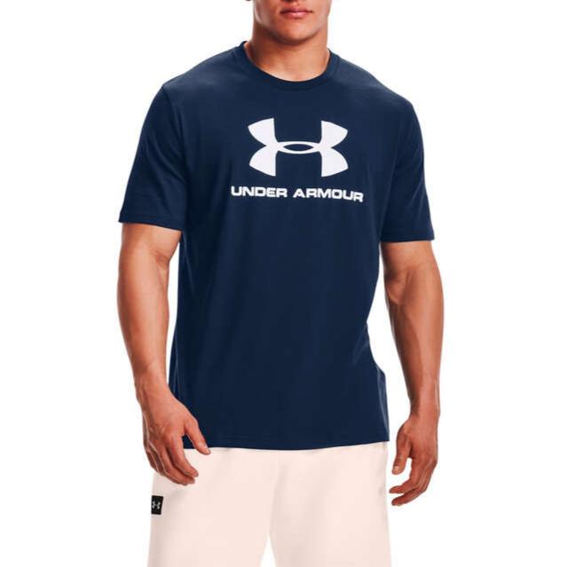 Under Armour Mens Sportstyle Logo Tee - Navy