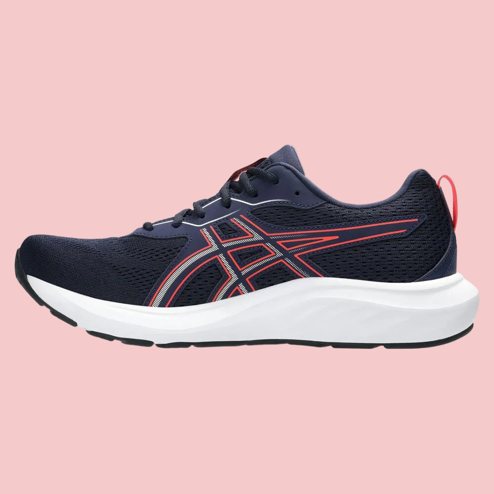 Asics GEL Contend 9 4E Extra Wide Fit Mens Running Shoes - Black/Red