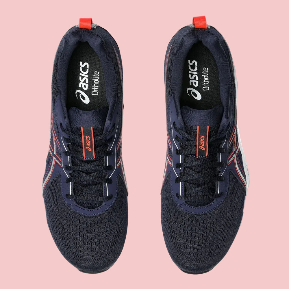 Asics GEL Contend 9 4E Extra Wide Fit Mens Running Shoes - Black/Red