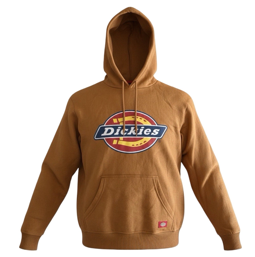 Dickies Men's H.S Classic Pop Over Fleece Hoodie - Brown Duck