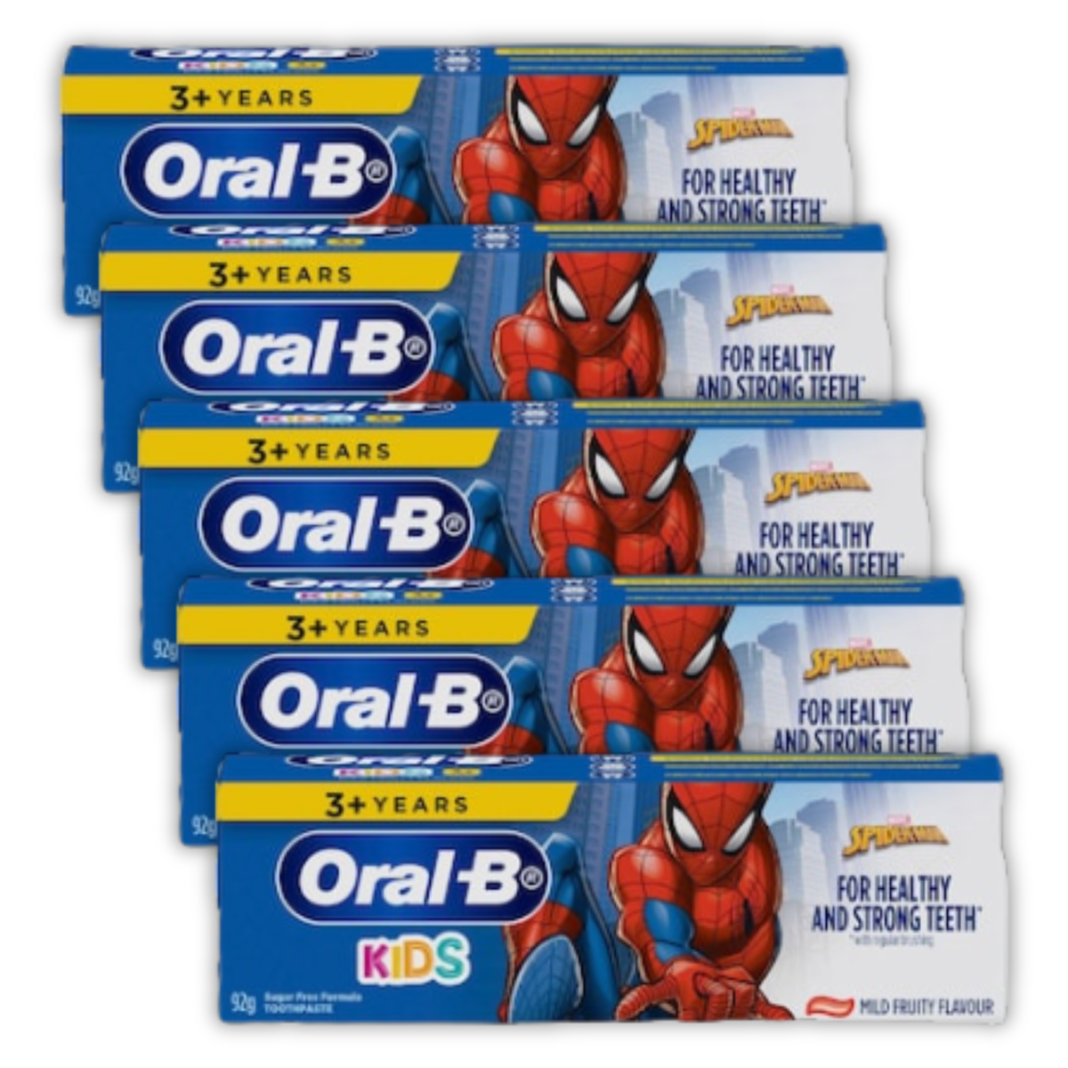 5 x Oral-B Kids Clean Frozen Toothpaste 3-6 Years 92g