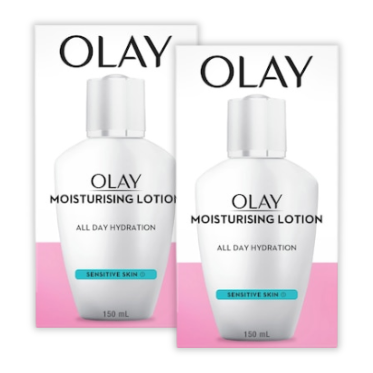 2 x Olay Moisturising Lotion For Sensitive Skin Care 150ml