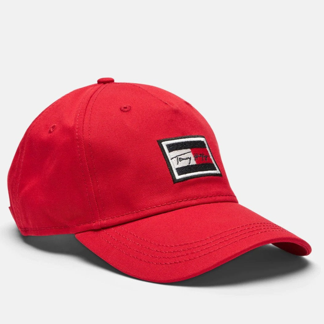 Tommy Hilfiger Signature Flag Cap - Apple Red