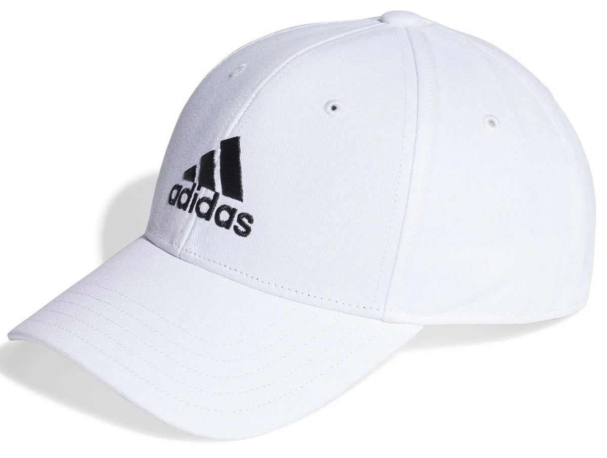 Adidas Cotton Twill Baseball Cap - White/Black